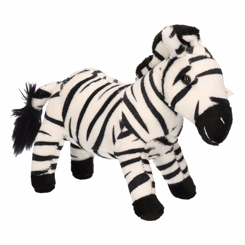 Zebra knuffels 18 cm