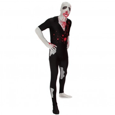Zombie carnavalskleding morphsuit