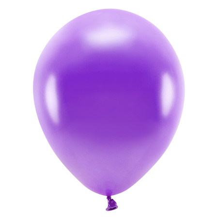 100x Purple balloons 26 cm eco/biodegradable
