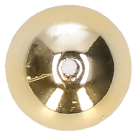 10x stuks metallic sieraden maken kralen in het goud van 6 mm