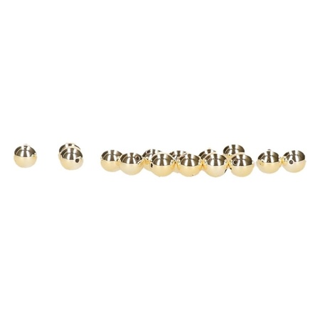 15x gouden ronde kralen 8 mm - Partyshopper sieraden maken