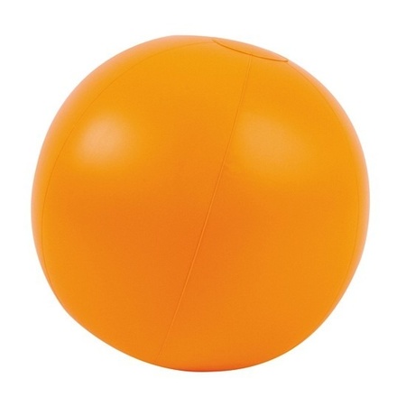 3x Orange inflatable beach ball 30 cm