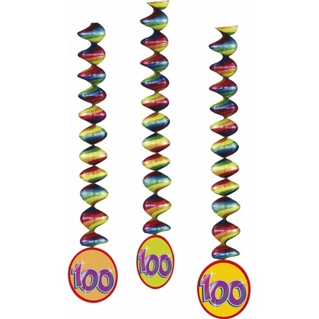 100 jaar rotorspiralen gekleurd 3x stuks