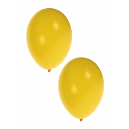 50 stuks gele party ballonnen