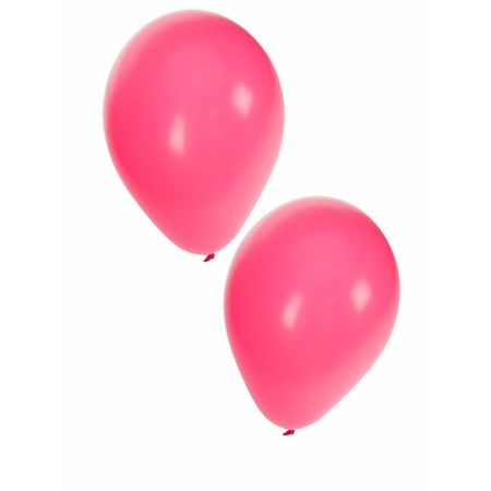 50x roze party ballonnen
