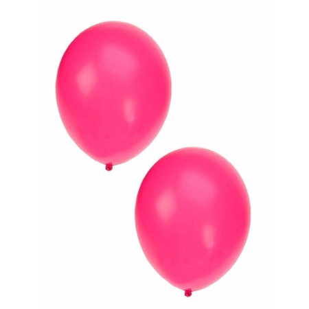 50x neon pink balloons