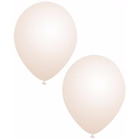 50x Latex doorzichtige ballonnen