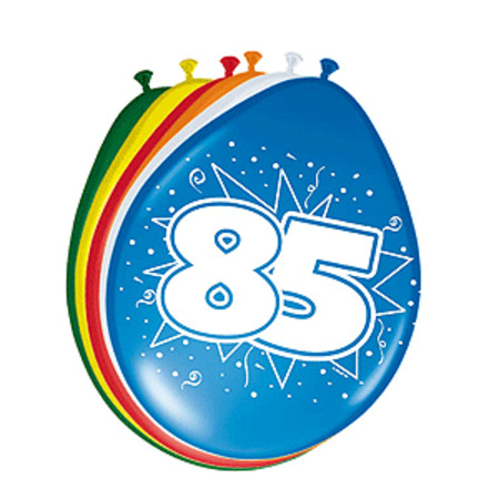 85 years birthday party decoration package guirlandes/balloons/party letters