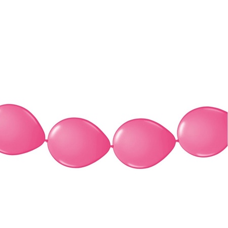 Balloon garland pink 3 meter