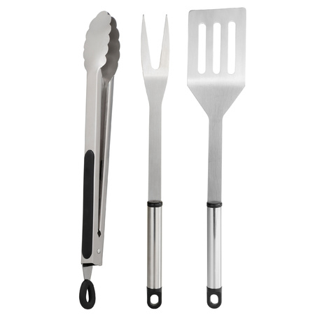BBQ/barbecue tool set 3-piece stainless steel 