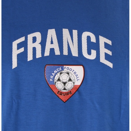 Blauw shirtje France print