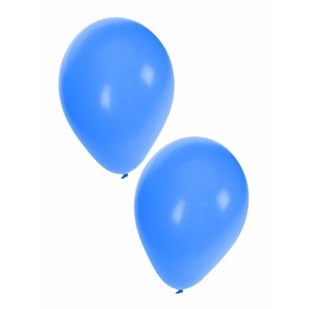 200 Blauwe party ballonnen