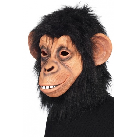 Latex chimpansee maskers