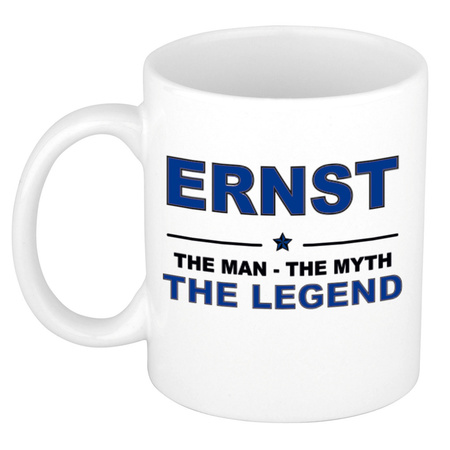 Ernst The man, The myth the legend name mug 300 ml