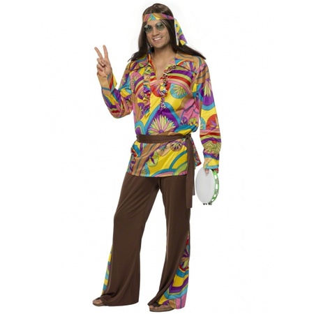 Carnavalskleding hippie kostuum