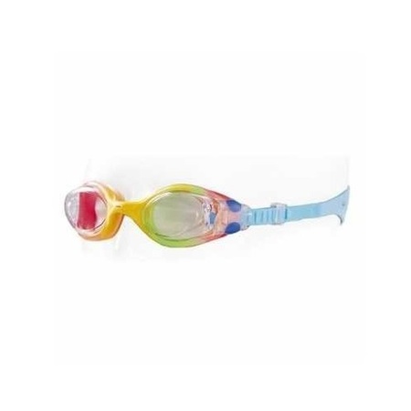 Gekleurde duikbril voor kids met blauwe bandje