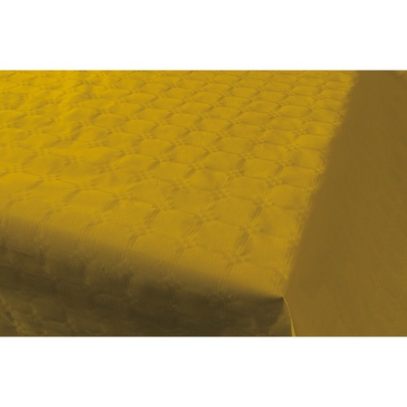 Feestartikelen papieren tafelkleed goudgeel 800 x 118 cm