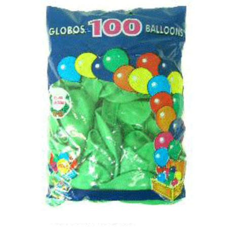 Knal groene feest ballonnen 100 st