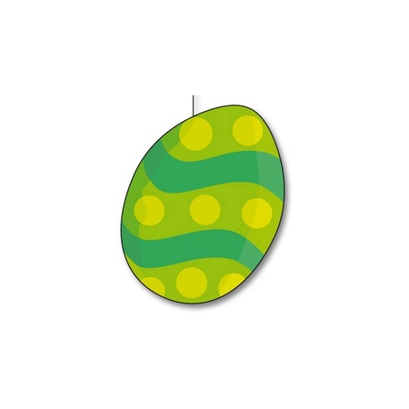 Green Easter egg decoration 20 cm
