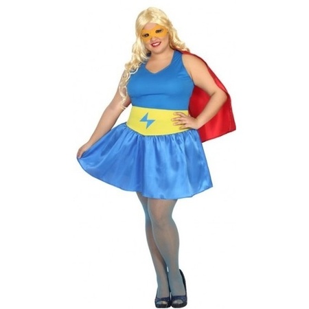 Rijke man Uitdaging Omdat Carnaval/feest superhelden supergirl verkleedoutfit voor dames -  Partyshopper Superhelden en Cartoon winkel