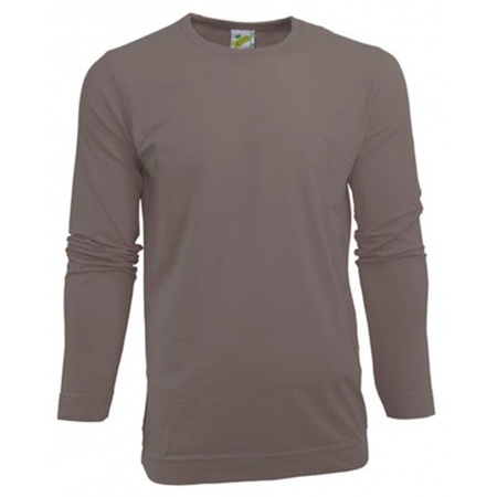 Long sleeve shirt silver grey for him