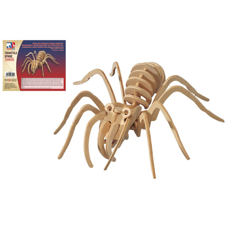 Wooden 3D puzzle tarantula spider 23 cm