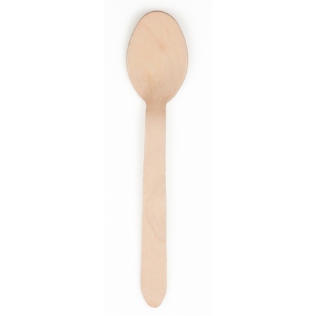 Wooden spoons 75x pieces
