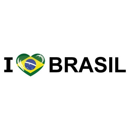 Flag Brazilian + 2 stickers