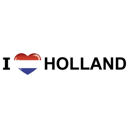 Flag The Netherlands + 2 stickers