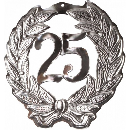 25 years decoration plate