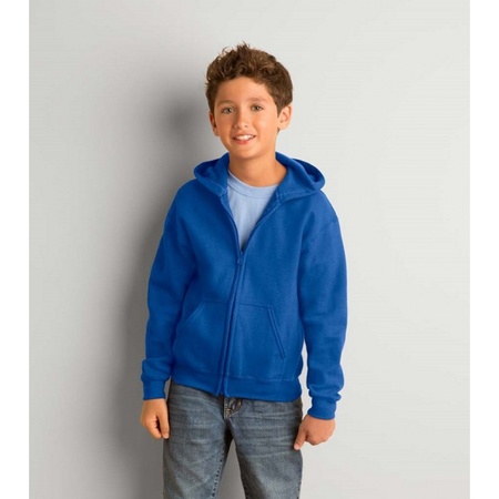 Kobalt blauw sweatshirt met rits voor jongens