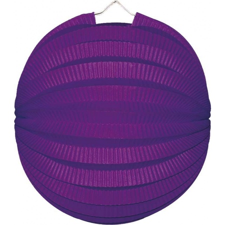 Purple lantern 22 cm