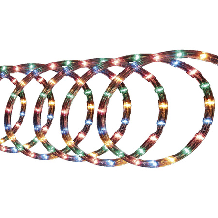 Lichtslang/slangverlichting 10 meter met 180 lampjes gekleurd