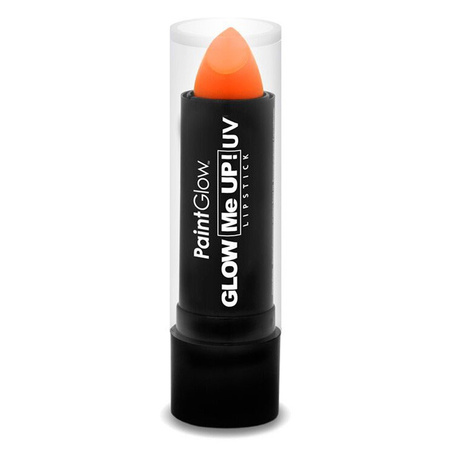 Lippenstift/lipstick - neon oranje - UV/blacklight - 4,5 gram - schmink/make-up