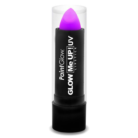 Lippenstift/lipstick - neon paars - UV/blacklight - 4,5 gram - schmink/make-up