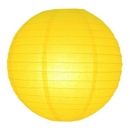 Bol lampion geel 25 cm