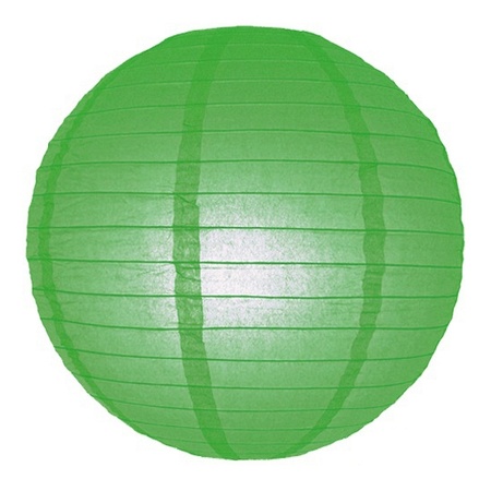 Bol lampion groen 25 cm