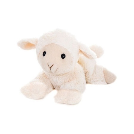 Plush microwave cuddly animal sheep/lamb with heating cover