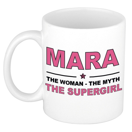 Mara The woman, The myth the supergirl name mug 300 ml