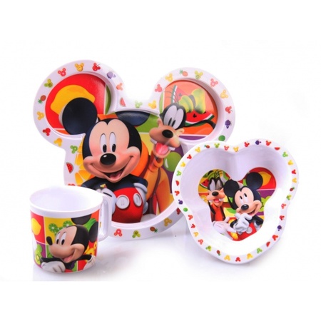 Peuter servies Mickey Mouse