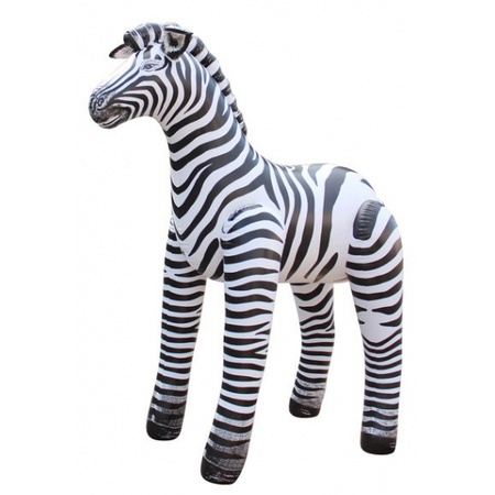 XXL opblaas zebra van 81 cm