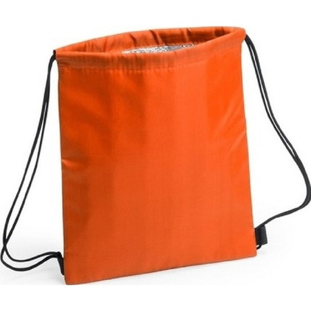 Orange cooler bag backpack 27 x 33 cm