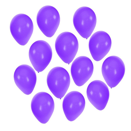 Zakje 50x paarse party ballonnen