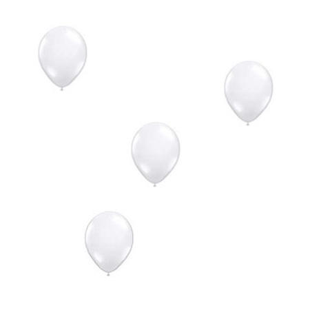 25x witte verjaardag feest ballonnen