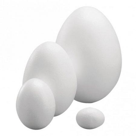 Piepschuim hobby figuren eieren van 12 cm