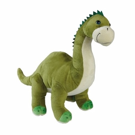 sticker burgemeester Leegte Dino knuffels Brontosaurus 30 cm - Partyshopper Dieren knuffels winkel
