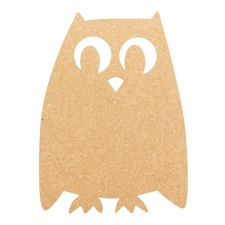 Cork board owl 30 x 41 cm
