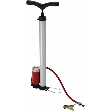 Bicycle pump with pressure gauge