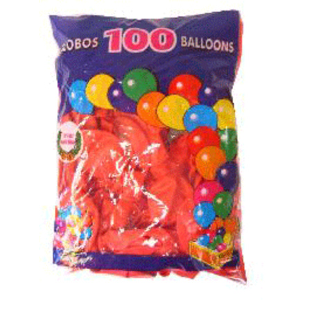 100 Rode party ballonnen