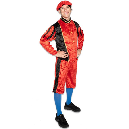 Soot Petes costume red/black for adults